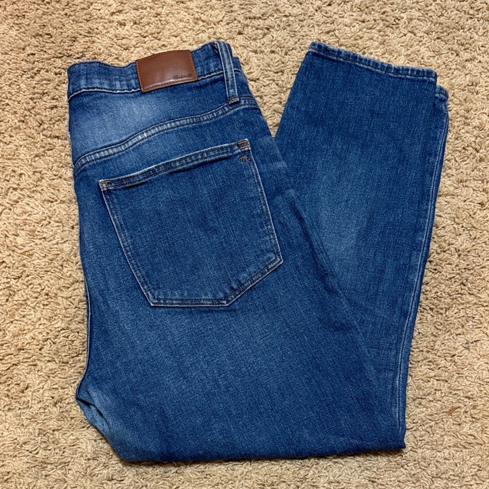 Madewell high rise slim crop boy jeans - 30